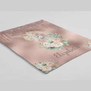 Couverture Polaire Magical Unicorn Rose Parties scintillant or Drives