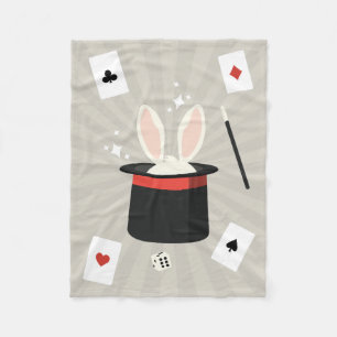 Couverture Polaire Magicien Show Enfants