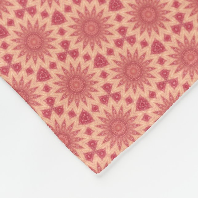 Couverture Polaire Magie Bohème Florale Atténuée (Coin)