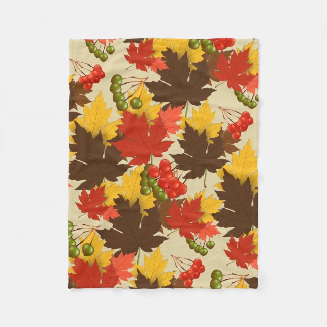 Couverture Polaire Magie d'automne (Devant)