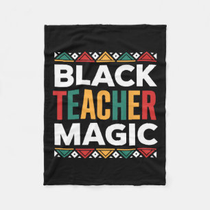 Couverture Polaire Magie des Enseignants Noirs Mois de l'Histoire Afr