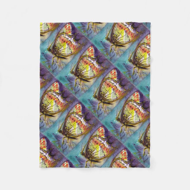 COUVERTURE POLAIRE MAGIQUE BUTTERFLY (Devant)