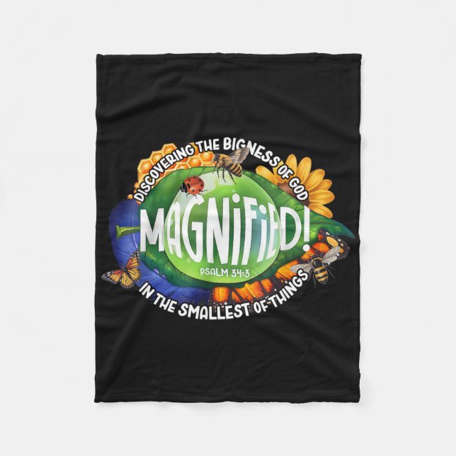 Couverture Polaire Magnified Vbs 2025 Discovering The Bigness Of God  (Devant)