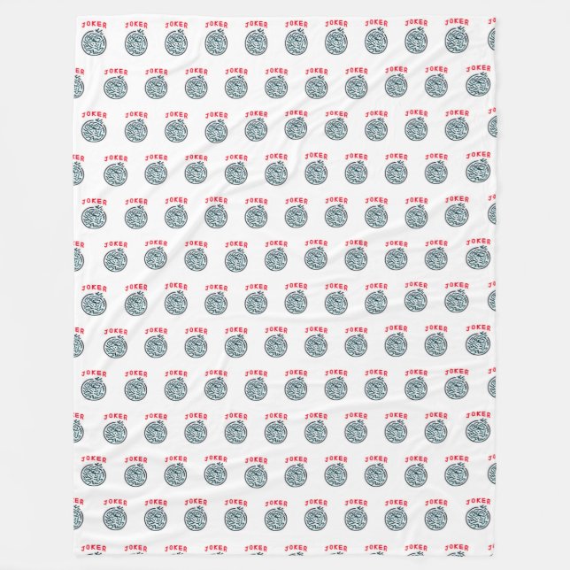 Couverture Polaire MahJong game symbol Joker tile (Devant)