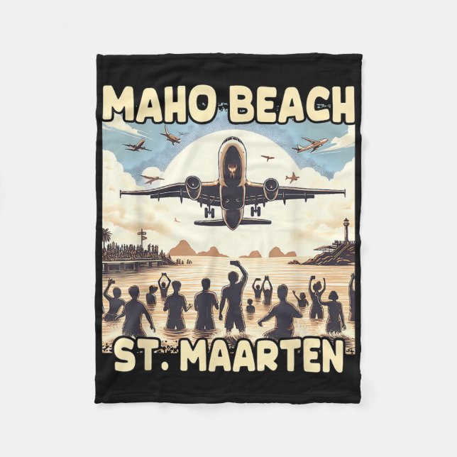 Couverture Polaire Maho Beach St. Maarten (Devant)