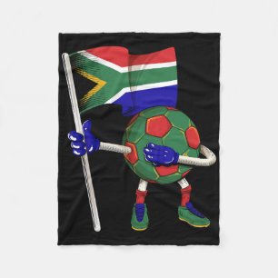 Couverture Polaire Maillot de foot Afrique du Sud Drapeau de l'Afriqu