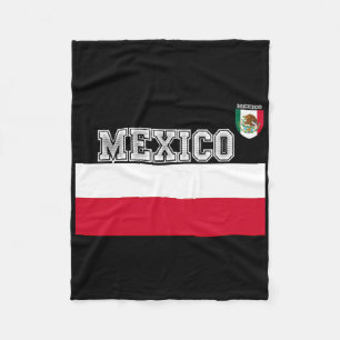 Couverture Polaire Maillot de foot mexicain vert drapeau kits de foot