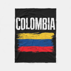 Couverture Polaire Maillot drapeau Colombie Équipe de football colomb