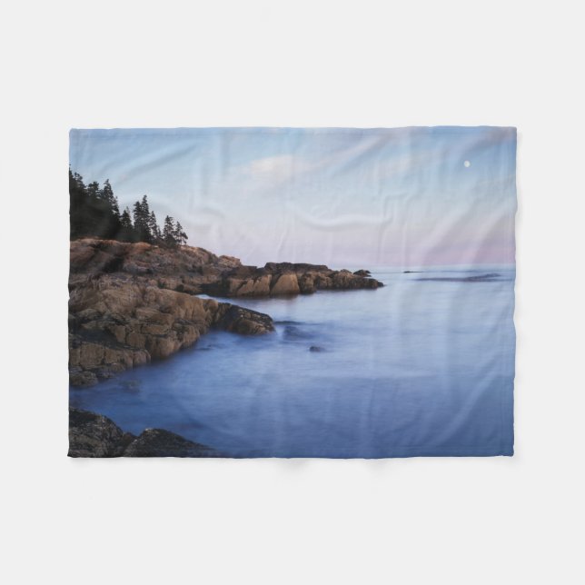 Couverture Polaire Maine, Parc national d'Acadia, Coucher de lune (Devant (Horizontal))