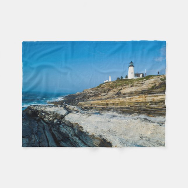 Couverture Polaire Maine, Pemaquid Point, phare de Pemaquid Point (Devant (Horizontal))