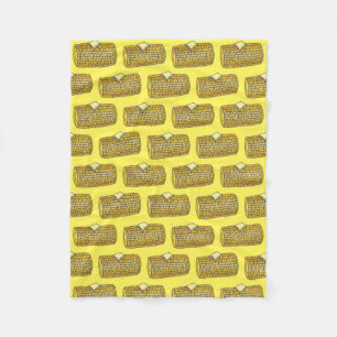 Couverture Polaire Maïs jaune sur le Beurre Cob Pique-nique Nourritur