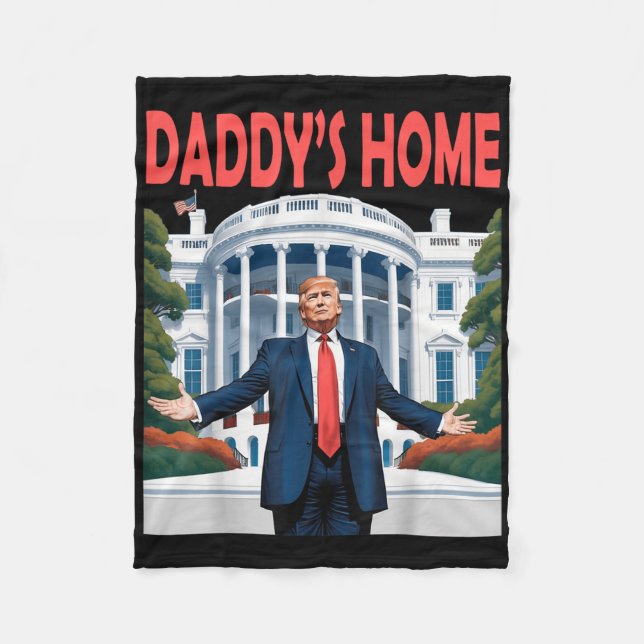 Couverture Polaire Maison Blanche de Trump Daddy (Devant)