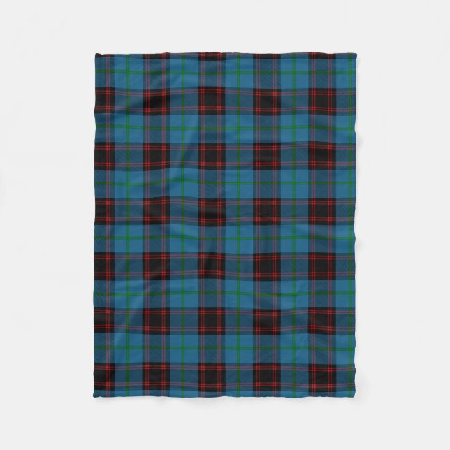 Couverture Polaire Maison de clan écossaise Tartan Plaid (Devant)