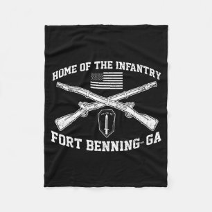 Couverture Polaire Maison de l'infanterie fort benning fusils croisés