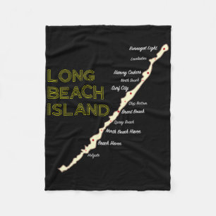 Couverture Polaire Maison de plage de Lbi Nj Long Beach Island New Je