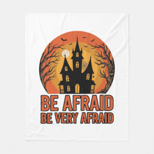 Couverture Polaire Maison hantée Craignez Design Halloween vintage_1