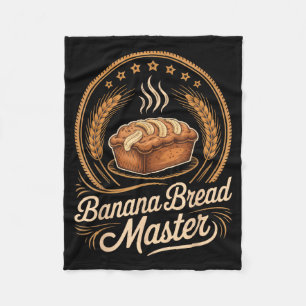 Couverture Polaire Maître Boulanger de Pain de Banane Humour Cuisine
