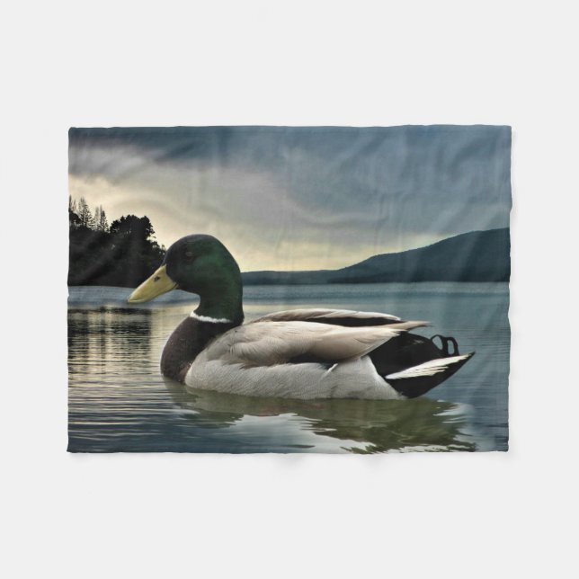 Couverture Polaire Mallard Duck (Devant (Horizontal))