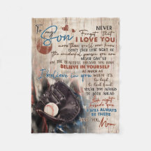 Maman À Mon Fils Je Serai Toujours Là Au Baseball