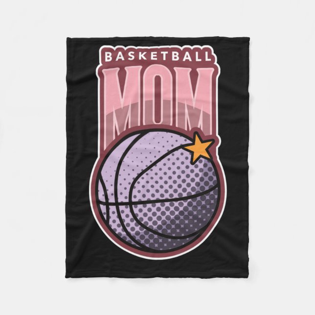 Couverture Polaire Maman de basket-ball - Sport Active (Devant)