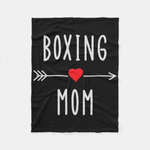 Couverture Polaire Maman de boxe drôle Boxe féminine Mma Muay Thai Ma