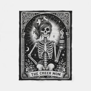 Couverture Polaire Maman de cheerleader drôle Halloween, carte de tar