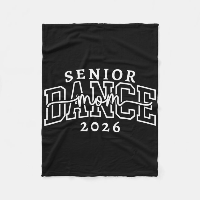 Couverture Polaire Maman de danseuse senior rétro Cl de 2026 Danseuse (Devant)