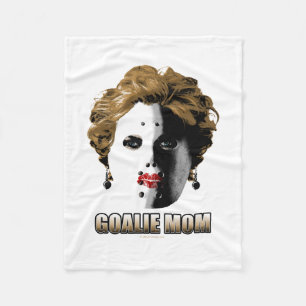 Couverture Polaire Maman de gardien de hockey