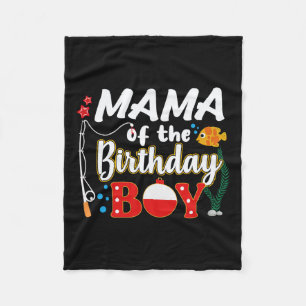 Couverture Polaire Maman De L'Anniversaire Garçon Pêche Famille Corre