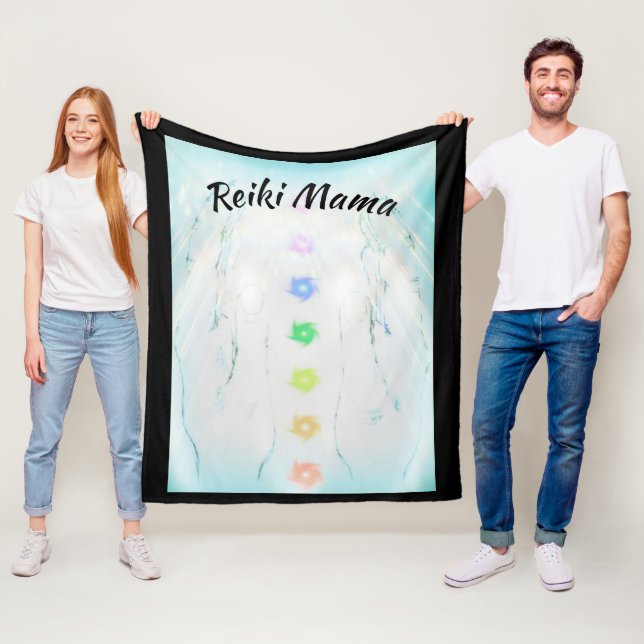 Couverture Polaire Maman de Reiki (En situation)