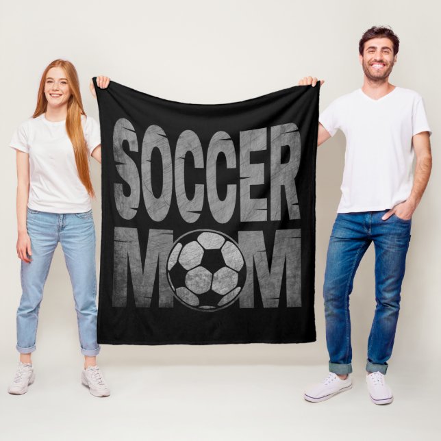 COUVERTURE POLAIRE MAMAN FOOTBALL  (En situation)