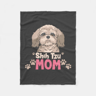 Couverture Polaire Maman Shih Tzu