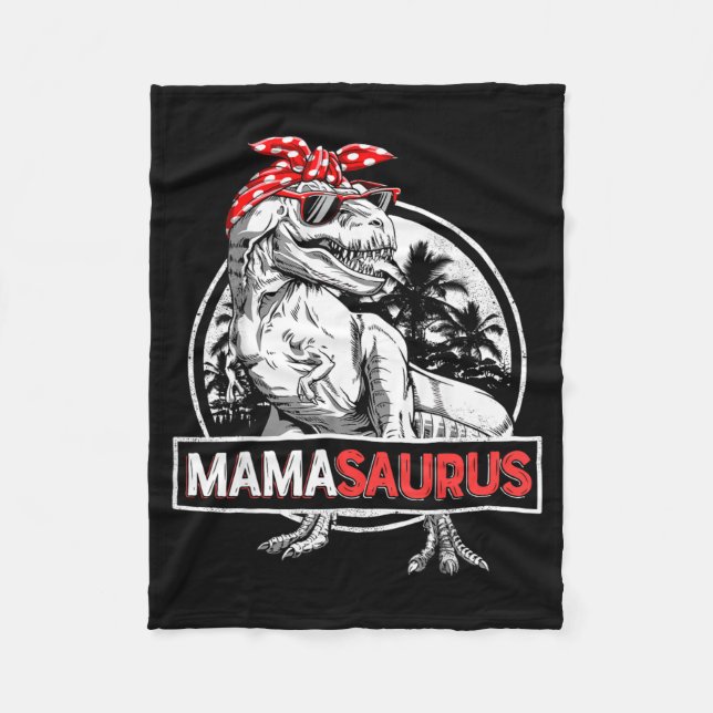Couverture Polaire Mamasaurus T Rex Dinosaure Maman Saurus Drôle (Devant)