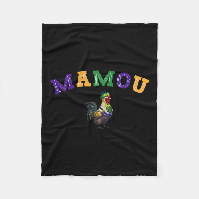 Couverture Polaire Mamou Mardi Gras Poulet (Devant)