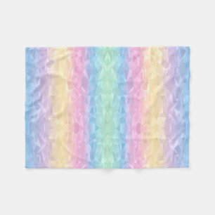 Couverture Polaire Manchette bébé Pastel