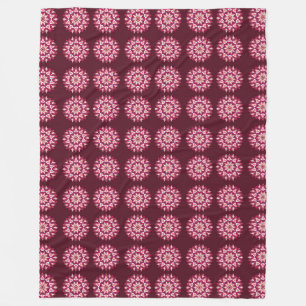 Couverture Polaire Mandala 3 polaire Blanche