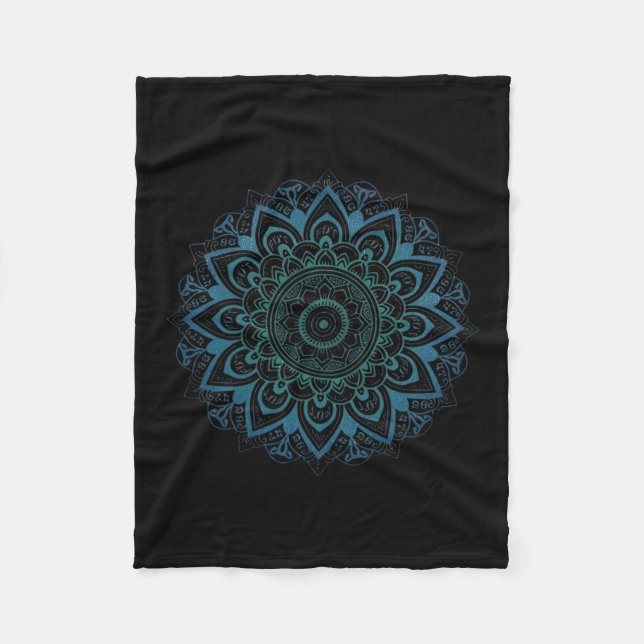 Couverture Polaire Mandala 8647  (Devant)