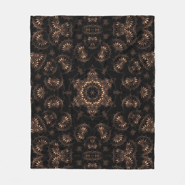 Couverture Polaire Mandala de l'âge de bronze (Devant)