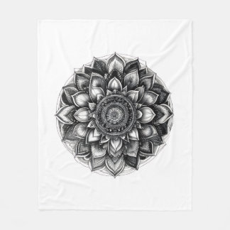 Couverture Polaire mandala throw blanket
