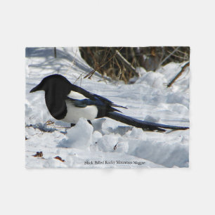 Couverture Polaire Manette en polaire noire Billed Rocky Mountain Mag