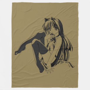 Couverture Polaire Manga, Neko Catgirl Furry Anime Loli Slave