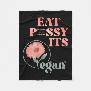 Couverture Polaire Mange Pssy C'est Vegan X Édition Aquarelle Vegan C