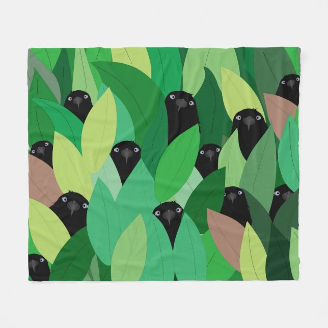 Couverture Polaire Manger Crow Fleece Blanche (Devant (Horizontal))