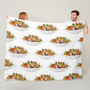 Couverture Polaire Mangez plus de plantes frais motivation salade let