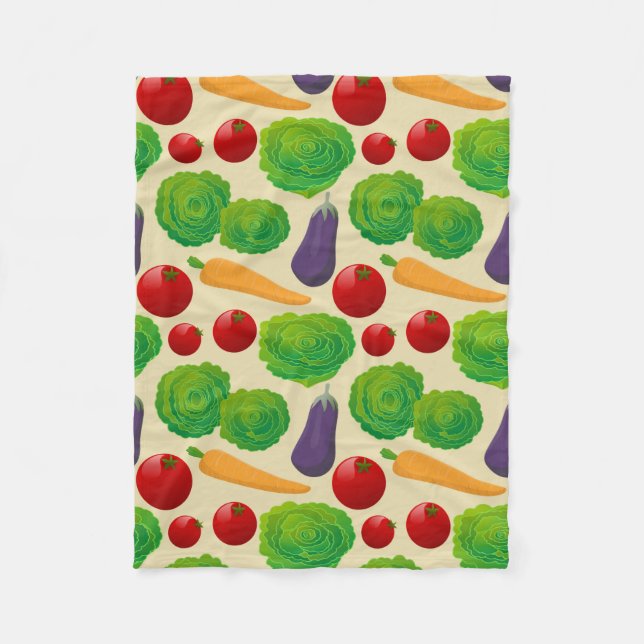 Couverture Polaire Mangez vos légumes (Devant)