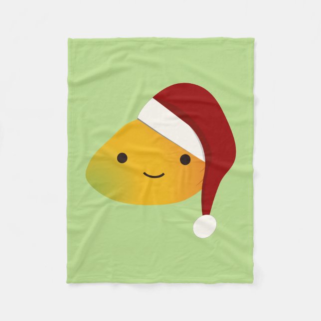Couverture Polaire Mango de Noël de Kawaii (Devant)