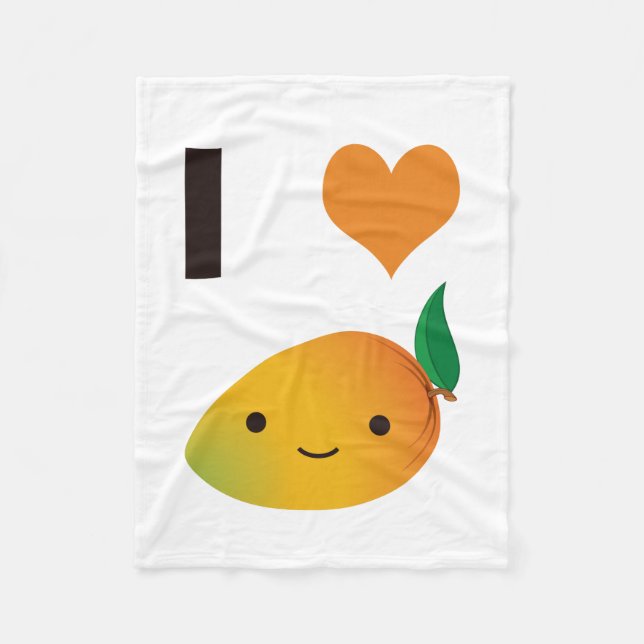 Couverture Polaire Mangue du coeur I (Devant)