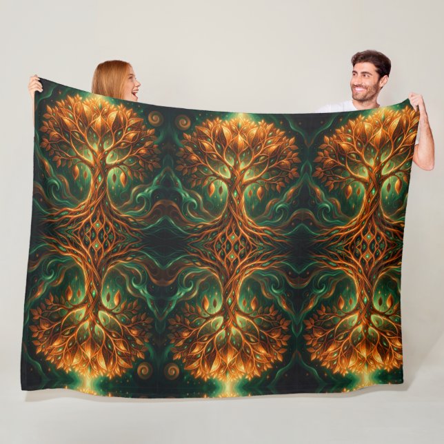 Couverture Polaire Mangue – fruit tropical plein de saveur (En situation)