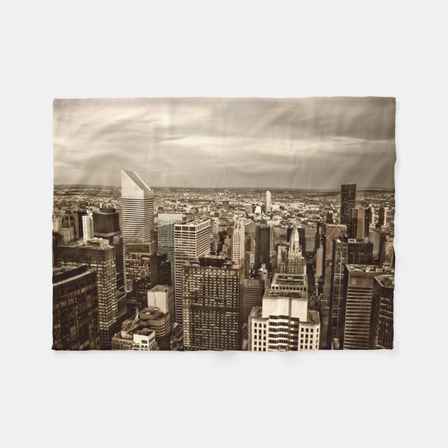 Couverture Polaire Manhattan New York (Devant (Horizontal))