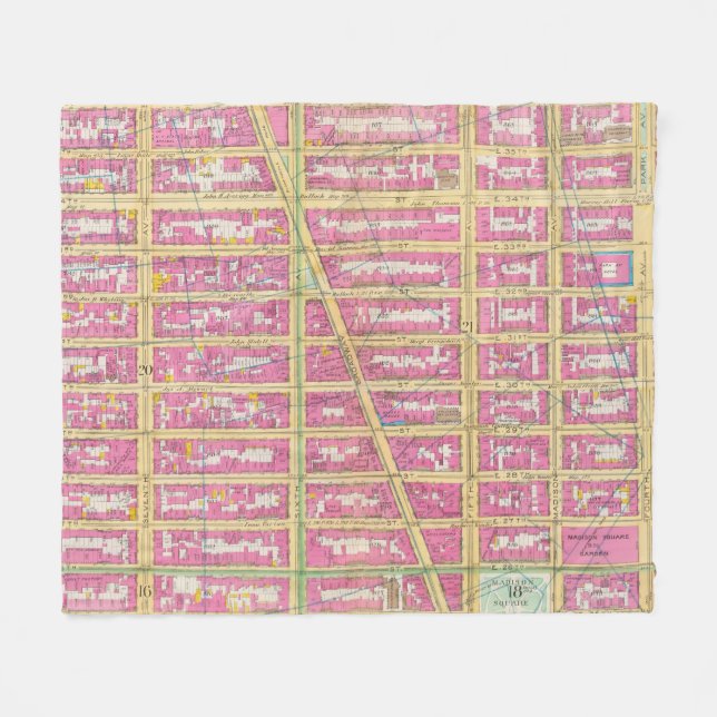 Couverture Polaire Manhattan, New York 7 (Devant (Horizontal))